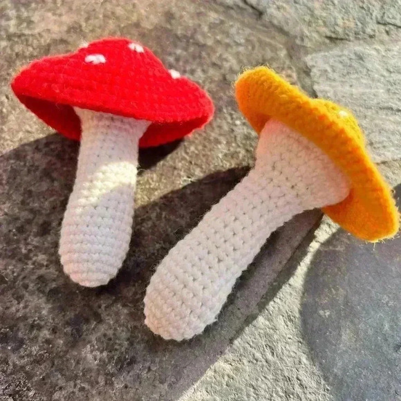 Baby Mushroom Rattles - Picture 2 of 4